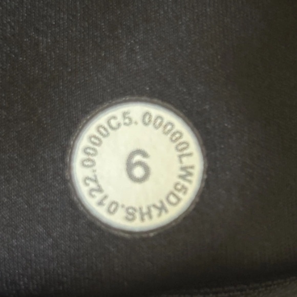 Lululemon Base Pace High-Rise Leggings Size 6 / 23.5" Inseam Black Crops Capri - Picture 5 of 5